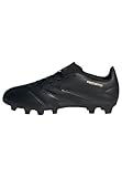 adidas Unisex Predator Club J Football Boots Flexible Ground Fußballschuhe, Core Black/Carbon/Gold Metallic, 34 EU