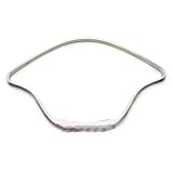 TGUQANM Instrumentenblöcke Für Vespa Für Sprint 150 2016-2024 Für Primavera Für Spring 125 150 2014-2024 Motorrad Tachometer Instrument Gauge Meter Kilometerzähler Shell Ringabdeckung(Silver)