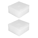 POPETPOP 20 Stück Dünne Cd/DVD Aufbewahrungsboxen aus Langlebigem Pp Transparent mit Deckel für Einzelne Scheiben zur Medienspeicherung