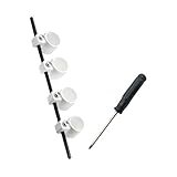 BAZEITFLOW Verstellbarer Fingertrainer und Fingerschutz für Gitarre Saiteninstrumente Elastischer Fingerexpander aus Hautfreundlichem Material Verbessert Flexibilität und Fingerweite