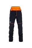 Forst-Extrem Beginner 2.0 Schnittschutzhose, Schnittschutzklasse 1 (20 m/s), anthrazit-orange oder rot-gelb (DE/NL/SE/PL, Alphanumerisch, L, Regular, Regular, anthrazit-orange)