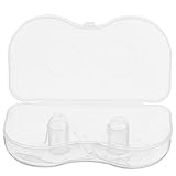 Gogogmee Triangular Silikon Brusthütchen mit Aufbewahrungsbox Schutz für Stillende Mütter Weich Bpa frei Komfortabel und Wiederverwendbar für Neugeborene Stillzeit