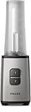 Philips HR2600/80 Mini-Standmixer (350 W, 28.000 Umdr. /Min., 0.7 L Fassungsvermögen, Trinkflasche, spülmaschinenfest) silber