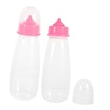 KAILIKETIY 2St -Po-Schrubber Babynahrung Babyartikel Badesitz für Kleinkinder Babyspülmittel cleaning supplies private parts cleaner -Po-Reiniger Po-Reinigungsflasche Rosa