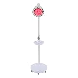 TESUGN 275W Infrarotlampe Wärmelampe, Rotlichtlampe Infrarotstrahler Infrarotlichttherapie Speziallampen, 360 ° Drehbar Infrarot Stehlampe Wärmestrahler, für Verbesserung der Durchblutung