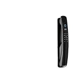 Msuiiixcccc 3D Eletronic Zigbee Türschloss Gesichtserkennung Zigbee APP Biometrisches Fingerabdruck Smart Türschloss mit Kamera Guckloch (Farbe: WiFi 24-240mm)