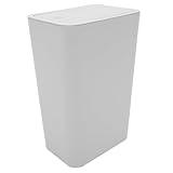 SOIMISS Kleiner Badezimmer Mülleimer mit Deckel Tragbarer Kunststoff Abfalleimer Platzsparender Müllbehälter für Küche Schlafzimmer Büro Vielseitig Verwendbar Langlebig und Kompakt in