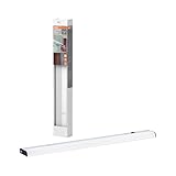OSRAM flache Unterbauleuchte mit Sensor, in Silber aus Aluminium, Warmweiß, IP20-Schutz, für Regalunterbaubeleuchtung