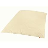 sleepling Ballonbett Oberbett Winterbettdecke 135 x 200 cm, Creme, Bezug 100% Baumwolle, 3.300 gr. Neue Federn der Klasse 1, Downpass, 60 Grad waschbar, Made in EU