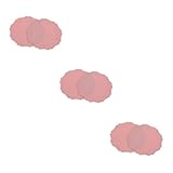 HOODANCOS 3 Sätze Feuerfarbe Silikonpolster Schlüssel Wachssiegel Brief Wachsversiegelungsmatte Bastelkleber Wachsen Stichworte Pads Unterlage Rosa Kieselgel 2 Stück * 3