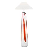 Argon POLONIA Stehlampe Weiß, Opal, Rot