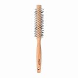 PARSA Beauty Rundbürste 14 mm – Stylingbürste für Volumen und kurzes Haar, Föhnbürste aus Kautschukholz, Ergonomisches Design, Für feines bis mitteldickes Haar, Umweltfreundlich & langlebig