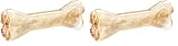 Trixie 3182 Kauknochen, Salamigeschmack, 12 cm, 2 × 70 g (Packung mit 2)