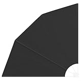 Balkon Sichtschutz Anthrazit 160 x 160 cm Stoff Balkonfächer klappbar Sichtschutz Windschutz für Balkon Terrasse Garten