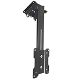 Drall Fernseher Deckenhalterung schwarz für LCD LED 11-27 Zoll PC TV Schrägdach Campingwagen LKW zusammenklappbar VESA 75 100 Modell: L87B