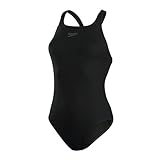 Speedo Damen Endurance+ Medalist Badeanzug, Schwarz, 38