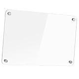 CLISPEED Kühlschrank-Magnet-Message-Board Klarer Kühlschrank trockener Löschbrett Magnetische Whiteboard-Radierer dünn Farbe Memo magnettafel buro clear note hoard Acryl Transparent