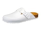 Lico Bioline Clog Unisex Erwachsene Hausschuh, Weiß, 38 EU