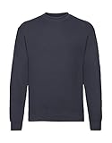 Fruit of the Loom Herren 62-202-0 Sweatshirt, Dunkles Marineblau, Large