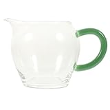 Uonlytech Hitzebeständiger Glas teebecher mit Tropffreiem Ausguss Eleganter Saft Soßenbehälter für Küche und Teezeremonie Robustes Säurebeständiges Material für Servieren und Geschenk