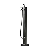 Gartenbrunnen Outdoor - Wandmontiertes Wasserspiel für einfache Bewässerung und Reinigung - Eleganter dekorativer Wasserfall für Terrasse und Hof
