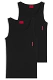 HUGO Herren Twin Pack Tank Top, Black1, XL EU