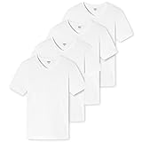 Uncover by Schiesser - Unterhemd/Shirt Kurzarm - 4er Pack (XL Weiß)