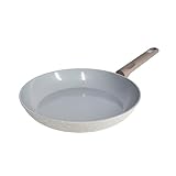 Zanetti, Origin Bratpfanne Durchmesser 26 cm, Keramikbeschichtung, hohe Qualität, Antihaftbeschichtung, dicker Boden, gesunde und natürliche Küche, ergonomischer Soft-Touch-Griff, geeignet für