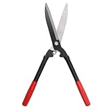 Gartenschere Heavy Duty, Zaunschere, Rasenschere gerader Kopf, Gartengeräte große Schere, mit gerader Stahlklinge und leichtem Griff zum Beschneiden von Grenzen, Ziersträuchern(Straight Blade)