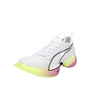 Puma Herren Fast-R Nitro™ Elite 2 Laufschuh, Weiß-gelber Alarm, 44.5 EU