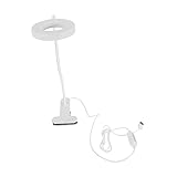 LIFKOME LED Tischlampe Mit Clip Leds USB Augenschutz Schreibtischlampe Für Nachttisch Und Büro Flexible Armleuchte Dimmbar Tragbar