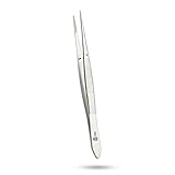 SMI - 13 cm Gerade Pinzette Anatomisch Rostfrei Edelstahl Hobby Pinzette gezackte Spitze DIY Handwerk Präzisionspinzette