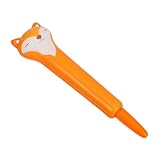 UKCOCO Niedlicher Fuchs Kugelschreiber Kawaii Tierkopf Gel Tintenroller Weich Griff Schreibstift für Büro Schulbedarf Japanische Schreibwaren