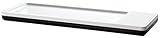 HAN Stiftschale i-Line CHROME – elegante, moderne Stiftablage mit Magnet für Büroklammern und rutschfestem Schaumstoffboden, 17650-32, weiß/schwarz