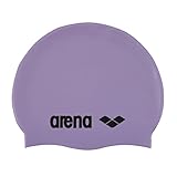 ARENA Unisex – Erwachsene Classic Silicone Badekappe, Parma/Black, Einheitsgröße EU
