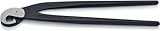KNIPEX Fliesenlochzange (Papageienschnabelzange) schwarz atramentiert 200 mm 91 00 200