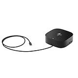 HP G5 Essential Dockingstation | Thunderbolt | USB 3.0 | 2x 1.4 DisplayPorts | HDMI 2.0 | Audio | RJ-45 | Schwarz