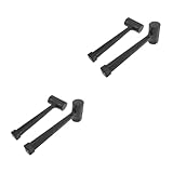 NUOBESTY 2 Sätze Stoßfester Gummihammer Holzhammer Fliesenhammer Werkzeughammer Für Bodenverlegung Fliesenhämmer Rutschfeste Gummihämmer Schlagklotz Stoßdämpfende Hämmer 2 Stücke * 2