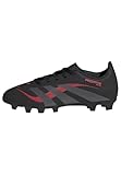 adidas Unisex Kinder Predator Club Firm Multi Ground Football Boots Kids Fußballschuhe, Core Black/Grey Four/Lucid Red