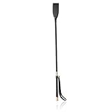 Rapidly Reitpeitsche Reitgerte Lang Holz Peitsche Rattan erotische Sex Gerte Flirten Sex Spielzeug für BDSM Bondage (Lang 45cm)