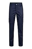 Velilla Herren 103001 Hose mit Mehreren Taschen, Farbe Navy, Größe 56 Arbeitshose, Marineblau, Slim