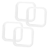 IWOWHERO 4 Stück Teiliges Silikon Kameraschutz für Blink Outdoor Wetterfeste Weiße Abdeckung mit Spritzschutz Reflektionsmindernd Staub Schmutzresistent Kompatibel mit Neuen Blink Modellen