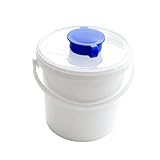 Spender-Eimer für Vliesrollen, Hygienespender für Feuchttücher, Vliesrollen-Dispenser, 3.4 Liter