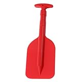 Teleskop Paddel 53.5-108.5cm Stechpaddel Notfall Paddel Mit T-Griff Leichte Ruder Hilfspaddel Teleskopierbar Aluminiumschaft Paddel Für Wassersport Kanufahren Kajkak Schlauchboot