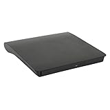 Annadue Externes DVD Laufwerksgehäuse, Slim USB 3.0 SATA Externes Optisches DVD Laufwerk, Tragbares 9,5mm DVD RW CD ROM DVD Laufwerksgehäuse für Laptop Notebook 9,5mm Disc Gehäuse(Schwarz)