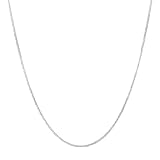 Frauenschmuck 16-30 Zoll dünne echte 2-mm-Seitenkette Halskette Frauen 40-75 cm Schmuckhalsketten Collier Halskette
