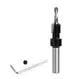 8/10 mm Schaft Kegelsenker Bohrer Hochgeschwindigkeitsstahl Bohrer Lochschneider für Holzbearbeitung Schrauben Holzzubehör