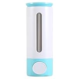 Flaschenspender zur Wandmontage, Duschspender für Badezimmer, Shampoo-Spender mit Knopfdesign 500 ml - Transparente Wandspender-Flaschen auslaufsicher für öffentliche Räume