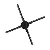 52CM 3D Hologramm Fan 576Pcs LED Holographische Werbung Logo Lampe Display WiFi 3D Nackt Auge Fan for Business, bar, Halloween Großer Betrachtungswinkel