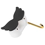 Alipis Mopp-Clip-Haken dusche saughaken Haken mit Klebeschicht Klebehaken Abs Gestell über Wall Hooks Home Accessories Broom Halterung wischmop Besengreifer Badezimmer-Wandorganisator